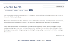 Tablet Screenshot of charliekurth.com
